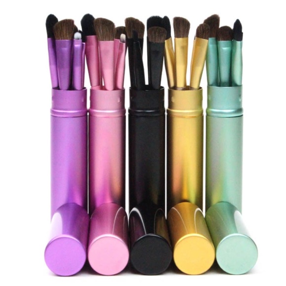 5 Pcs Travel Mini Makeup Brush Set - Picture 2 of 8